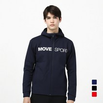 데상트 남자의 전체 zip s.f. 테크 후드가있는 재킷 Parker DMMTJF11 외부 스포츠 착용 하강