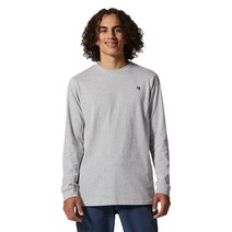 Mountain Hardwear 남성용 MHW 로고 긴소매 티셔츠 하드웨어 그레이 헤더 X-Small