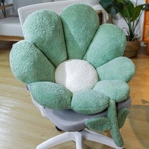 여름용 말랑 쿨링 방석 쿨 젤리 염경환 쿠션 귀여운 플러시 소파 장식, 초록, 62x65cm