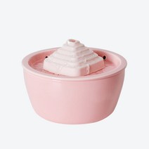 [워너비펫] 피라미드 고양이 정수기 기본 세트 (필터포함), 핑크+핑크