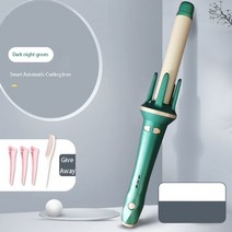 완전 자동 컬링 아이언 아티팩트 전문 전기 회전 컬링 아이언 고속 가열 컬링 아이언, 초록, 영국