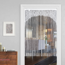 실커튼 가게 블라인드 자수 문발 가림막 현관 거실 커튼