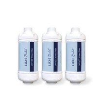 LUXE Bidet 4-in-1 여과 정수 필터(3팩) PP 면 및 염소 제거를 위한 칼슘염 포함 모든 Luxe 비데에 맞게 디자인, 3-pack, 네오