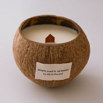 천연 코코넛 껍질 캔들 향초 생일 선물 라벤더 코코넛 향, 기타 메모, 코코넛 맛