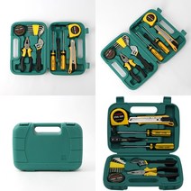 마트498 공구세트 16종 연장통 렌치 자동차정비 공구상자 가정용 사무실 십자드라이버 만능공구 멀티