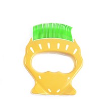 애구애구 강아지 고양이 조개빗 브러쉬 (한방향) 브러쉬, 한방향 그린