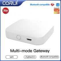 CORUI-멀티 모드 스마트 게이트웨이 직비 3.0 블루투스 WiFi 호환 투야 앱 음성 제어 알렉사로 작동