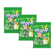크라운 마이쮸 사과 92g, 3개