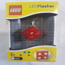 밤나무 밤나무-레고 LED플래셔 레드 레고키체인