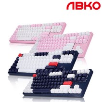앱코 HACKER K611 V1 리니어 텐키리스 카일광축 축교환 게이밍 기계식키보드, 클릭, 네이비