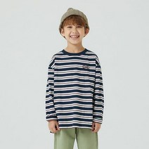 이랜드 [인디고뱅크키즈]스트라이프 레귤러핏 티셔츠 IKLA228R1_인천논현점