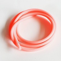 국내생산 야광 축광튜브 1m 원투 갈치 쭈꾸미 갑오징어 자작채비 소품, 아이보리, 1개