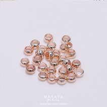 마타타 비즈공예 재료 누름볼 고정비즈 구슬 공예(1.5mm 2mm), 1.5mm(약100개), 3. 실버