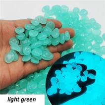 정자 원두막 조립식 정원 차광막 50/100Pcs 어두운 정원에서 자갈 보도 정원 테라스 잔디 정원 파티오 물고기 탱크 수족관 장식 글로우 스톤, [01] 50Pcs, [08] Light Green