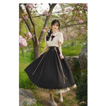 urkoteer 경성 의복 개화기 의상 레트로 빈티지 복고풍 원피스 빅카라 드레스
