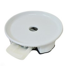 현앤홈] 원형 화분받침대 화분물받이 난1호, 화이트