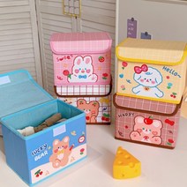 수납함 미니수납함 수납박스 미니수납박스 캐릭터미니박스 다용도정리함 화장품수납함 귀여운수납함 KK92, 캐릭터 수납함_4. 블루 곰돌이