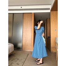 꽃무늬원피스 상견례옷차림 결혼식하객룩 키작녀 청 트렌치 원피스 아나운서 아이유 서른아홉손예진옷 신사와아가씨조사라옷 31