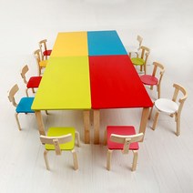 교육책상 도서관 컬러수업 책상 의자 미술학원, 핑크 반달 테이블 127cm