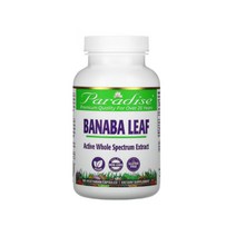 파라다이스 허브 바나바잎 추출물 180 베지테리언 캡슐 바나나잎, 1개, 180정, 180개