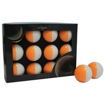 Nitro 이클립스 골프공 12개 화이트/멀티, White/Orange
