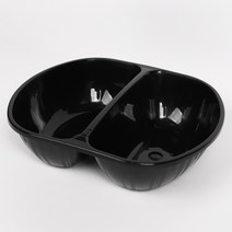 [BW] PP 짬짜면용기 / 화이트 블랙 / 1박스 200개, [BW] 짬짜면용기(화이트) 200개