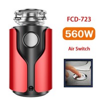 음식물처리기 분쇄기 싱크대 분쇄 음식물 처리기 음식물 쓰레기 처리기 잔류 물 하수도 폐기 분쇄기 무선공, 02 Air Switch Red_02 EU