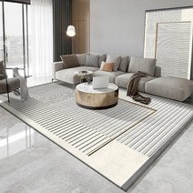 이탈리아 미니멀리스트 카펫 일반 거실 커피 테이블 담요 wabi-sabi 스타일의 현대적인 미니멀리스트 침실은 고급 회색 단색 담요로 가득 차 있습니다.