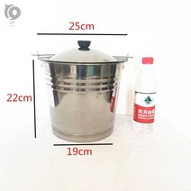 음식물쓰레기통 .국그릇 식당 스테인레스 물통 덮개포함 분류 식품 철통 학교 물저장, 기본