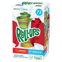 후르츠 롤업 Fruit Roll-Ups Fruit Roll-Ups 후르츠 롤업 젤리 14g, 1.02kg, 1개