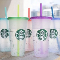 스타벅스 사이렌 콜드컵 컬러체인징 리유저블컵, 스카이블루