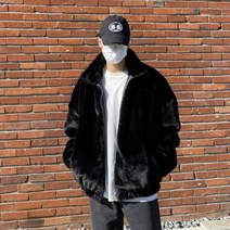 겨울 페이크 퍼 자켓