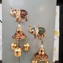 시떼몰 코끼리 현관문종 도어벨 현관종 풍경 맑은종 문종, 그린