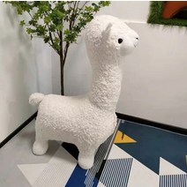 알파카 의자 큰 인형 deft 데프트 선수 상징 중꺾마 롤드컵 월즈 우승 1.1미터, 흰색