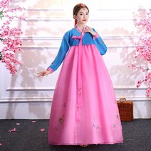 여성 한복 드레스 봄 여름 가을 이쁜 공연 무대 드라마 전통 의상 성인 명절 사극 자수 예쁜 요즘 여자 저고리 치마 원피스 women hanbok JX1832