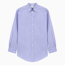 (당일) 22FW 메종 마르지엘라 스티치 코튼 페일 블루 여성 셔츠 SI0DL0001 S54942 485F