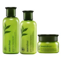 이니스프리 그린티 밸런싱 3종 세트, 1세트, 스킨200ml + 로션160ml + 크림50ml