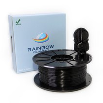 레인보우 필라멘트 국산 내열 PET-G 1KG 3D프린터, HR PETG - BLACK