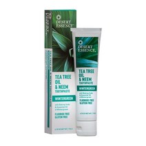 DESERT ESSENCE 티트리 오일 님 치약 윈터그린 176 g, 176g