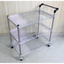 이동식화분진열대 물빠짐 선반 식당주방 냄비팬정리대 서비카트용 호텔용 급식용 백화점용, 와이어카트 바구니형