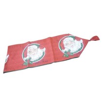 ST SHOP 크리스마스 테이블 러너 천 커버 침대 러너 커버 휴일 장식 산타, 설명
