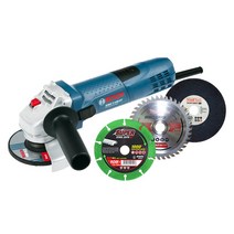 보쉬 속도조절 그라인더 GWS7-100ET 앵글 4인치 멀티커팅날 세트, GWS7-100ET+멀티날2개 절단석