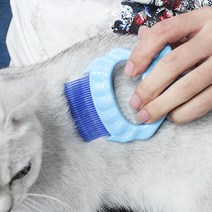 강아지 고양이 조개빗 빝 빗 털 청소기 브러쉬 모찌빗, 2-조개빗-핑크