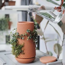 terraplanter 테라코타 플랜터 화분 토분 이끼 호접란 테라리움, 원컬러