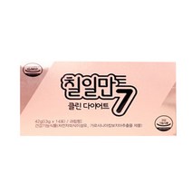 칠일만 7일만 클린 다이어트 3g 52포 차전자피 가르시니아 효소 다이어트 핑거루트