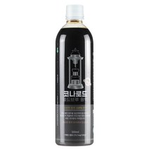 더치커피 콜드브루 500ml(콜롬비아수프리모), 단품