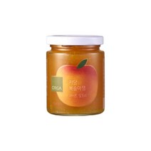 ORGA 저당 복숭아잼 아이 손주를 위한 jam 건강잼 잼토스트재료 250g, 2세트