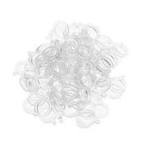 팰렛 잉어 낚시 펠릿 미끼 밴드에 대한 100pcs 탄성 미끼 밴드 투명 고무 링 미끼 bander 홀더 보일리 스톱, 3mm