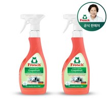 [김혜자 세제] 프로쉬 독일 청소 세제 2개, 자몽(주방기름때) 2개