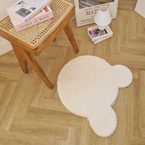 곰돌이러그 인조 퍼 양털러그 카페트 거실 침실매트